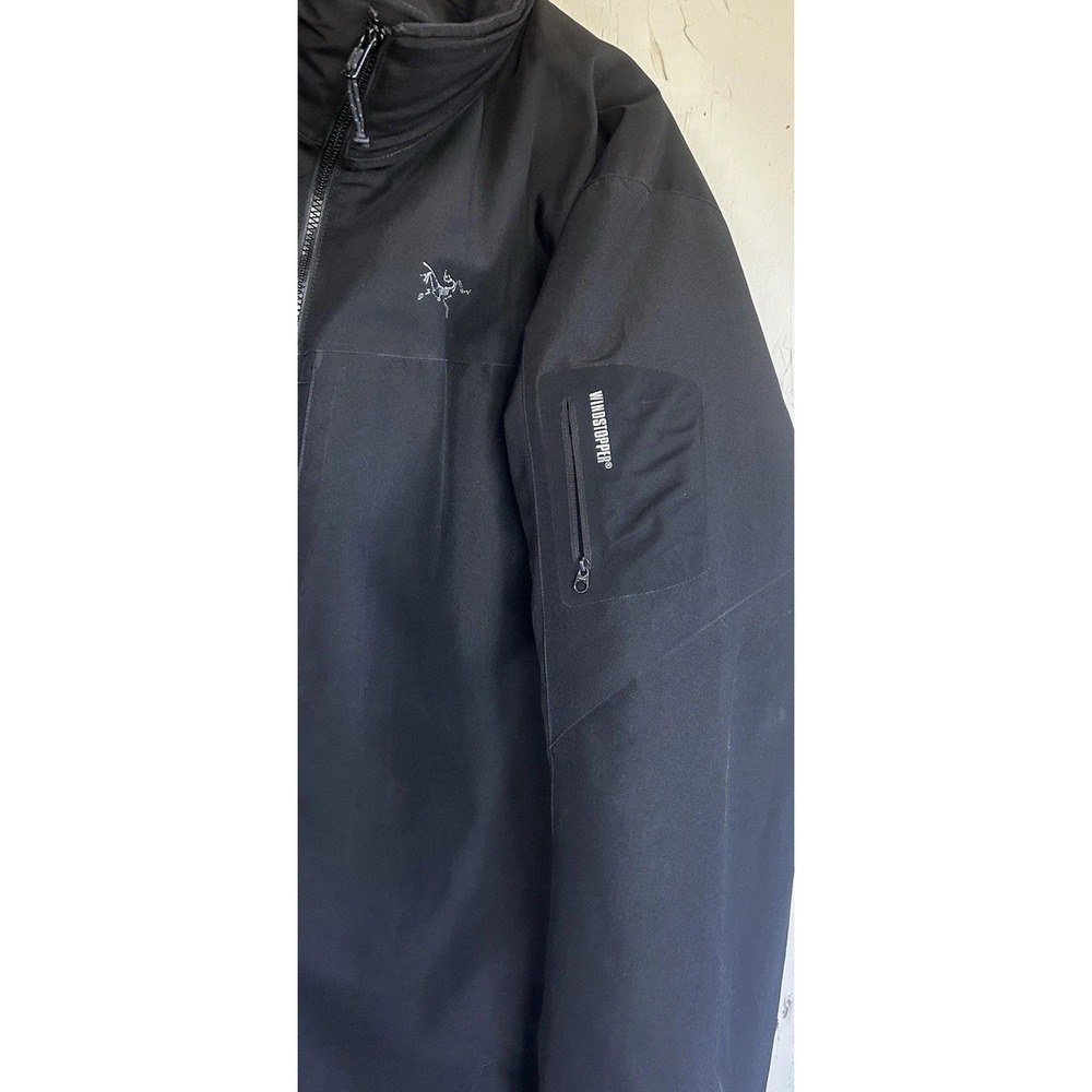 Vintage Arc'teryx AR Leaf Insulated Jacket Recco Rescue Wind Stopper Black - Picture 3 of 16
